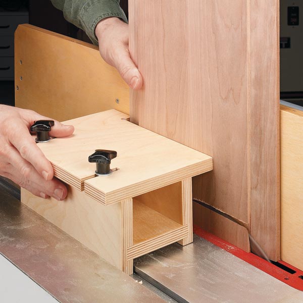Table Saw Jig for Raised Panels  Woodsmith Tips